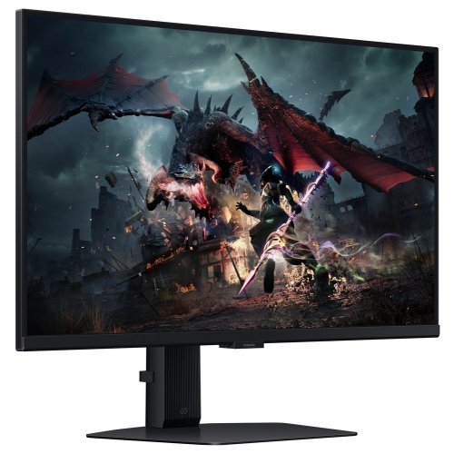 Уценка монитор Samsung 27" Odyssey G5 (LS27DG500EIXCI) Black (Повреждена упаковка, 827828) купить в Украине: Киев, Днепр, Харьков, Одесса  | Низкая цена, отзывы, характеристики от TELEMART фото