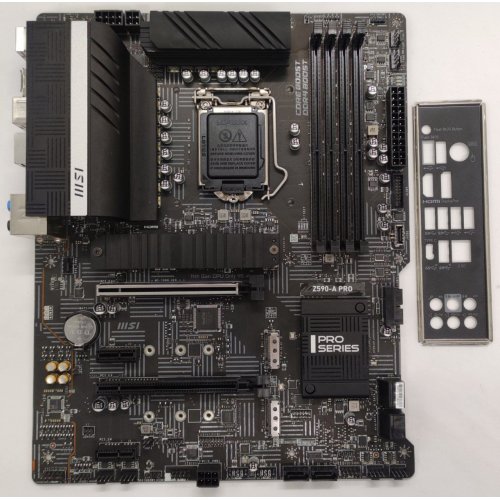 Материнська плата MSI Z590-A PRO (s1200, Intel Z590) (Відновлено продавцем, 827835) купити в Україні: Київ, Львів, Хмельницький, Тернопіль, Івано-Франківськ | Перевірка сумісності, низька ціна, відгуки, характеристики від TELEMART фото