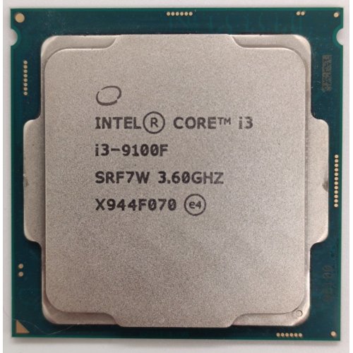 Процесор Intel Core i3-9100F 3.6(4.2)GHz 6MB s1151 Tray (CM8068403358820) (Відновлено продавцем, 827898) купити в Україні: Київ, Львів, Хмельницький, Тернопіль, Івано-Франківськ | Перевірка сумісності, низька ціна, відгуки, характеристики від TELEMART фото