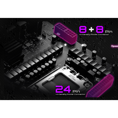 Материнська плата AsRock X870 Nova WiFi (sAM5, AMD X870) купити в Україні: Київ, Львів, Хмельницький, Тернопіль, Івано-Франківськ | Перевірка сумісності, низька ціна, відгуки, характеристики від TELEMART фото