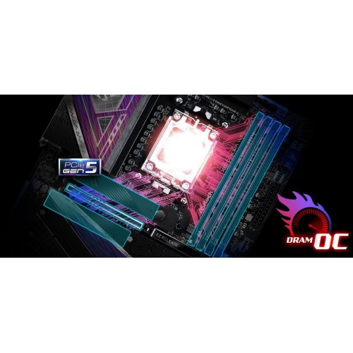 Материнська плата AsRock X870 Nova WiFi (sAM5, AMD X870) купити в Україні: Київ, Львів, Хмельницький, Тернопіль, Івано-Франківськ | Перевірка сумісності, низька ціна, відгуки, характеристики від TELEMART фото