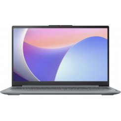 Ноутбук Lenovo IdeaPad Slim 3 15IAH8 (83ER00NGRA) Arctic Grey / 15.6″ (1920x1080, IPS) / Intel Core i5-12450H (3.3–4.4 ГГц), 8 ядер / Intel UHD Graphics / 16 ГБ (LPDDR5) / 512 ГБ (SSD) / Без ОС