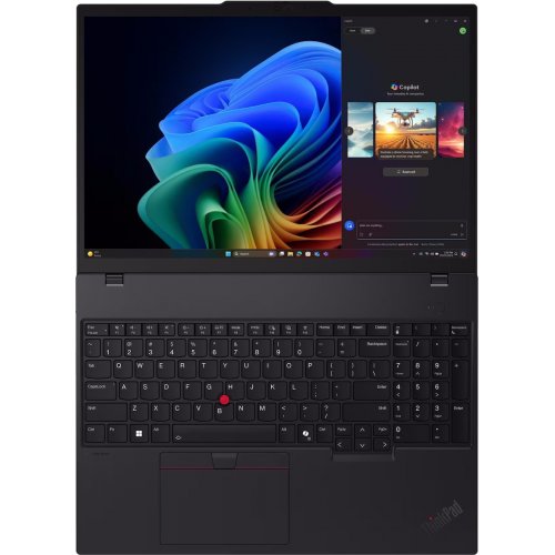 Ноутбук Lenovo ThinkPad T16 Gen 4 (21QQS0MY00) Black купить в Украине: Киев, Днепр, Харьков, Одесса  | Низкая цена, отзывы, характеристики от TELEMART фото