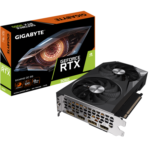 Видеокарта Gigabyte GeForce RTX 3060 Gaming OC 8192MB (GV-N3060GAMING OC-8GD) (Восстановлено продавцом, 828177) купить в Украине: Киев, Днепр, Харьков, Одесса  | Проверка совместимости, низкая цена, отзывы, характеристики от TELEMART фото
