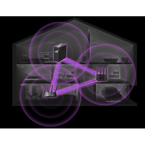 Уценка wi-fi роутер Asus GS-BE18000 (Следы использования, 828238) купить в Украине: Киев, Днепр, Харьков, Одесса  | Низкая цена, отзывы, характеристики от TELEMART фото