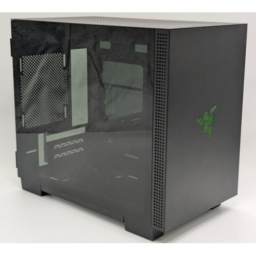 Корпус Razer Tomahawk Mini-ITX Tempered Glass без БП (RC21-01400100-R3M1) Black (Відновлено продавцем, 828245) купити в Україні: Київ, Львів, Хмельницький, Тернопіль, Івано-Франківськ | Перевірка сумісності, низька ціна, відгуки, характеристики від TELEMART фото