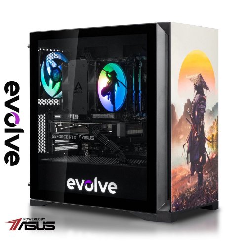 Компьютер EVOLVE SpecialPart Samurai v2 (EVSP-Sv2R7500FN5060TI-D532S1TBK) Black купить в Украине: Киев, Днепр, Харьков, Одесса  | Низкая цена, отзывы, характеристики от TELEMART фото