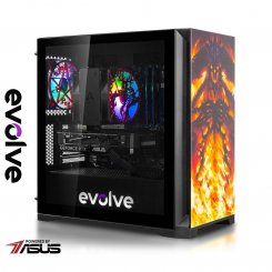 Компьютер EVOLVE SpecialPart Diablo PC (EVSP-DPCR7500FN5060TI-D532S1TBK) Black / AMD Ryzen 5 7500F (3.7-5.0), 6 ядер / RTX 5060 Ti / 32 ГБ (DDR5) / 1024 ГБ (SSD)