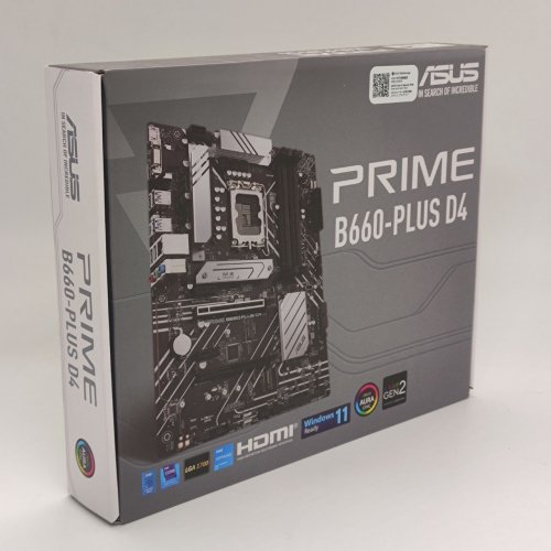 Материнська плата Asus PRIME B660-PLUS D4 (s1700, Intel B660) (Відновлено продавцем, 828332) купити в Україні: Київ, Львів, Хмельницький, Тернопіль, Івано-Франківськ | Перевірка сумісності, низька ціна, відгуки, характеристики від TELEMART фото