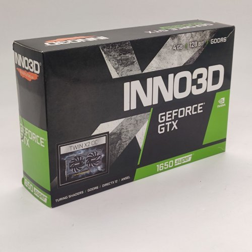Видеокарта Inno3D GeForce GTX 1650 SUPER Twin X2 OC 4096MB (N165S2-04D6X-1720VA31) (Восстановлено продавцом, 828349) купить в Украине: Киев, Днепр, Харьков, Одесса  | Проверка совместимости, низкая цена, отзывы, характеристики от TELEMART фото