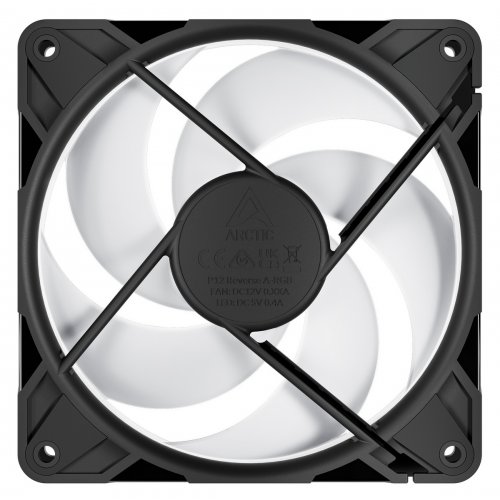 Кулер для корпуса Arctic P12 Pro Reverse A-RGB (ACFAN00322A) Black купити в Україні: Київ, Львів, Хмельницький, Тернопіль, Івано-Франківськ | Перевірка сумісності, низька ціна, відгуки, характеристики від TELEMART фото