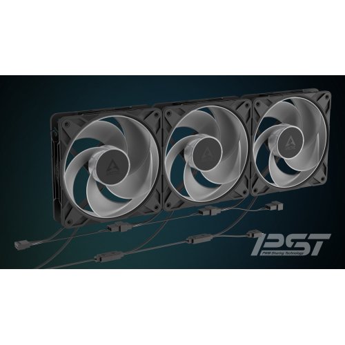 Набір кулерів для корпусу Arctic P12 Pro Reverse A-RGB (3-Fan Pack) (ACFAN00333A) Black купити в Україні: Київ, Львів, Хмельницький, Тернопіль, Івано-Франківськ | Перевірка сумісності, низька ціна, відгуки, характеристики від TELEMART фото
