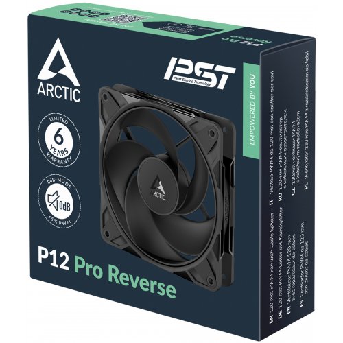 Набор кулеров для корпуса Arctic P14 Pro Reverse (3-Fan Pack) (ACFAN00330A) Black купить в Украине: Киев, Днепр, Харьков, Одесса  | Проверка совместимости, низкая цена, отзывы, характеристики от TELEMART фото