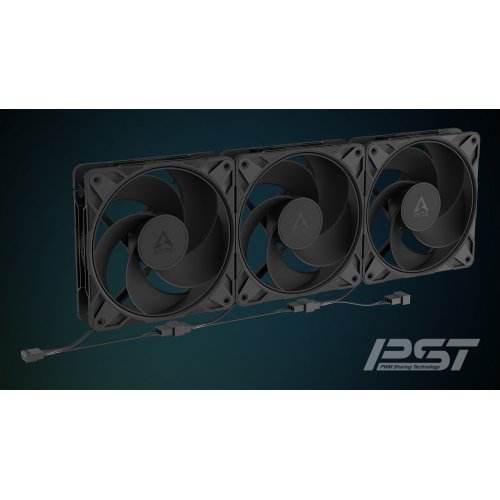 Набор кулеров для корпуса Arctic P14 Pro Reverse (3-Fan Pack) (ACFAN00330A) Black купить в Украине: Киев, Днепр, Харьков, Одесса  | Проверка совместимости, низкая цена, отзывы, характеристики от TELEMART фото