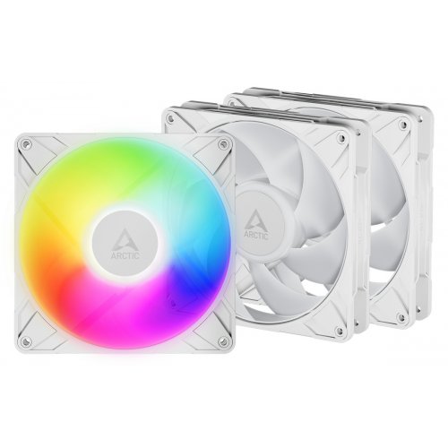 Набір кулерів для корпусу Arctic P14 Pro A-RGB (3-Fan Pack) (ACFAN00321A) White купити в Україні: Київ, Львів, Хмельницький, Тернопіль, Івано-Франківськ | Перевірка сумісності, низька ціна, відгуки, характеристики від TELEMART фото