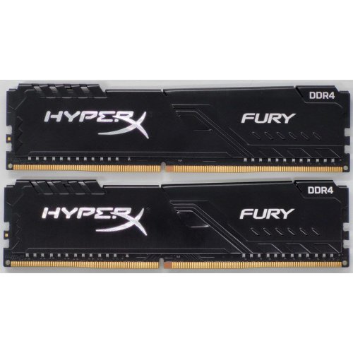 Озу HyperX DDR4 16GB (2x8GB) 3200Mhz Fury Black (HX432C16FB3K2/16) (Восстановлено продавцом, 828589) купить в Украине: Киев, Днепр, Харьков, Одесса  | Проверка совместимости, низкая цена, отзывы, характеристики от TELEMART фото