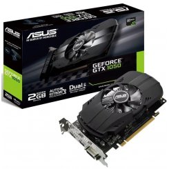 Видеокарта Asus GeForce GTX 1050 Phoenix 2048MB (PH-GTX1050-2G) (Восстановлено продавцом, 828592)