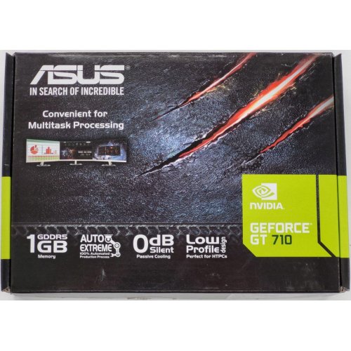 Відеокарта Asus GeForce GT 710 1024MB (GT710-SL-1GD5) (Відновлено продавцем, 828597) купити в Україні: Київ, Львів, Хмельницький, Тернопіль, Івано-Франківськ | Перевірка сумісності, низька ціна, відгуки, характеристики від TELEMART фото