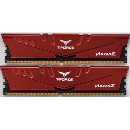 Озу Team DDR4 16GB (2x8GB) 3000Mhz T-Force Vulcan Z Red (TLZRD416G3000HC16CDC01) (Восстановлено продавцом, 828599) купить в Украине: Киев, Днепр, Харьков, Одесса  | Проверка совместимости, низкая цена, отзывы, характеристики от TELEMART фото
