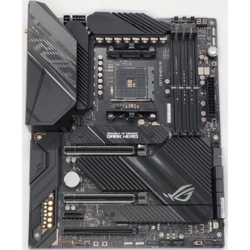 Материнская плата Asus ROG CROSSHAIR VIII DARK HERO (sAM4, AMD X570) (Восстановлено продавцом, 828617) купить в Украине: Киев, Днепр, Харьков, Одесса  | Проверка совместимости, низкая цена, отзывы, характеристики от TELEMART фото