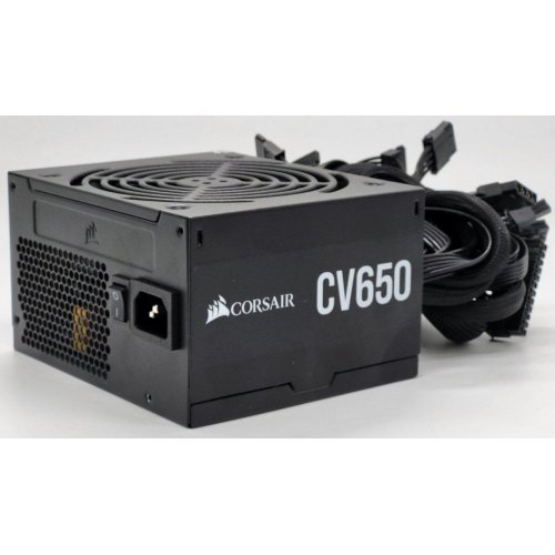 Блок живлення Corsair CV650 650W (CP-9020236-EU) (Відновлено продавцем, 828621) купити в Україні: Київ, Львів, Хмельницький, Тернопіль, Івано-Франківськ | Перевірка сумісності, низька ціна, відгуки, характеристики від TELEMART фото