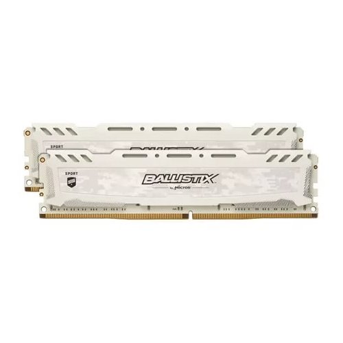 Продать ОЗУ Crucial DDR4 16GB (2x8GB) 2666Mhz Ballistix Sport LT (BLS2C8G4D26BFSCK) White по Trade-In интернет-магазине Телемарт - Киев, Днепр, Украина фото