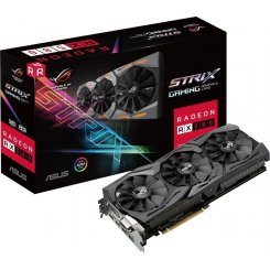 Видеокарта Asus ROG Radeon RX 580 STRIX 8192MB (ROG-STRIX-RX580-8G-GAMING) (Восстановлено продавцом, 828643)