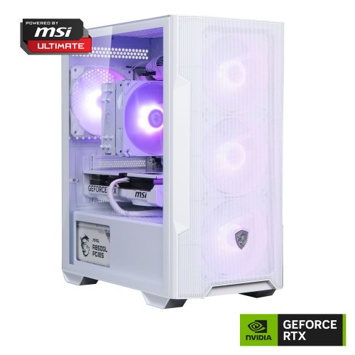 Компьютер Dragon Lucky Platinum Powered_by MSI (RTX 5070 + R5 7500F-WH) White купить в Украине: Киев, Днепр, Харьков, Одесса  | Низкая цена, отзывы, характеристики от TELEMART фото