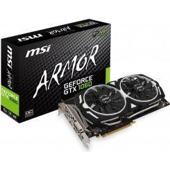 Видеокарта MSI GeForce GTX 1060 ARMOR 6144MB (GTX 1060 ARMOR 6G) (Восстановлено продавцом, 828691)