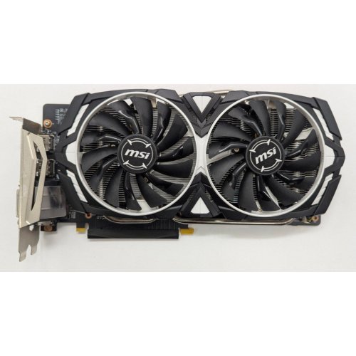 Видеокарта MSI GeForce GTX 1060 ARMOR 6144MB (GTX 1060 ARMOR 6G) (Восстановлено продавцом, 828691) купить в Украине: Киев, Днепр, Харьков, Одесса  | Проверка совместимости, низкая цена, отзывы, характеристики от TELEMART фото