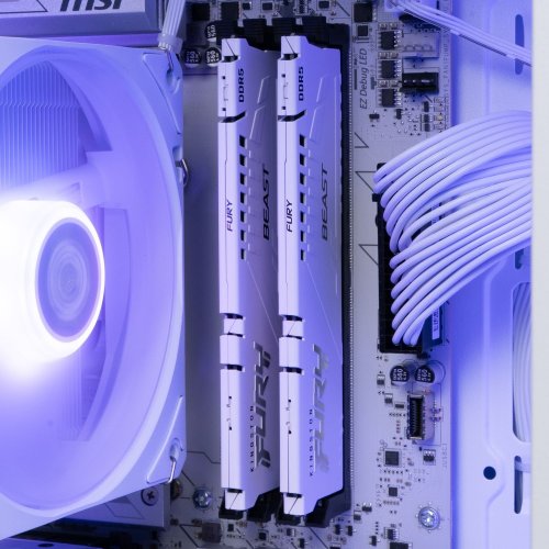 Комп'ютер Dragon Lucky Snow Powered_by MSI (RTX 5060 + R5 7500F-WH) White купити в Україні: Київ, Львів, Хмельницький, Тернопіль, Івано-Франківськ | Низька ціна, відгуки, характеристики від TELEMART фото