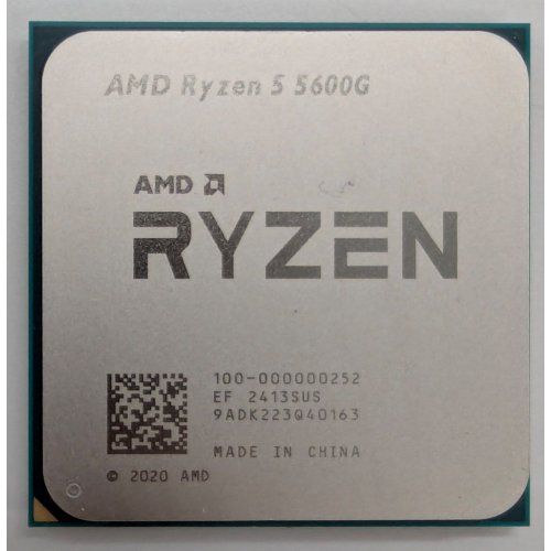 Процесор AMD Ryzen 5 5600G 3.9(4.4)GHz 16MB sAM4 Tray (100-000000252) (Відновлено продавцем, 828738) купити в Україні: Київ, Львів, Хмельницький, Тернопіль, Івано-Франківськ | Перевірка сумісності, низька ціна, відгуки, характеристики від TELEMART фото