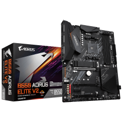 Материнская плата Gigabyte B550 AORUS ELITE V2 (sAM4, AMD B550) (Восстановлено продавцом, 828759)