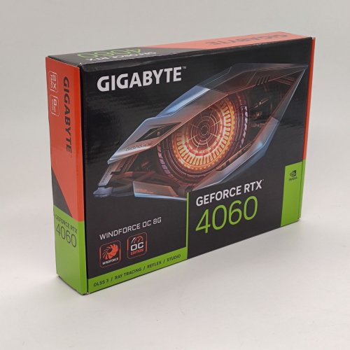 Відеокарта Gigabyte GeForce RTX 4060 Windforce OC 8192MB (GV-N4060WF2OC-8GD) (Відновлено продавцем, 828762) купити в Україні: Київ, Львів, Хмельницький, Тернопіль, Івано-Франківськ | Перевірка сумісності, низька ціна, відгуки, характеристики від TELEMART фото