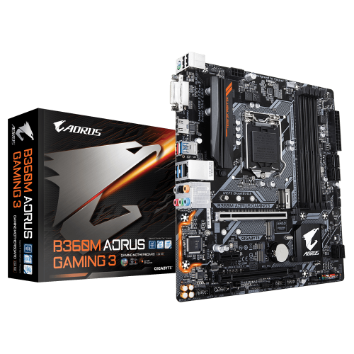 Продать Материнская плата Gigabyte B360M AORUS GAMING 3 (s1151-V2, Intel B360) по Trade-In интернет-магазине Телемарт - Киев, Днепр, Украина фото