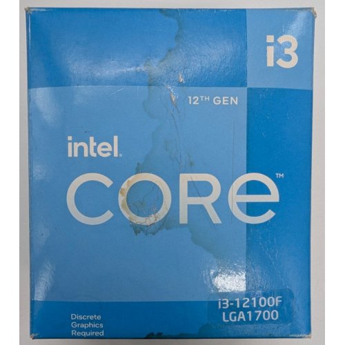 Процессор Intel Core i3-12100F 3.3(4.3)GHz 12MB s1700 Box (BX8071512100F) (Восстановлено продавцом, 828785) купить в Украине: Киев, Днепр, Харьков, Одесса  | Проверка совместимости, низкая цена, отзывы, характеристики от TELEMART фото