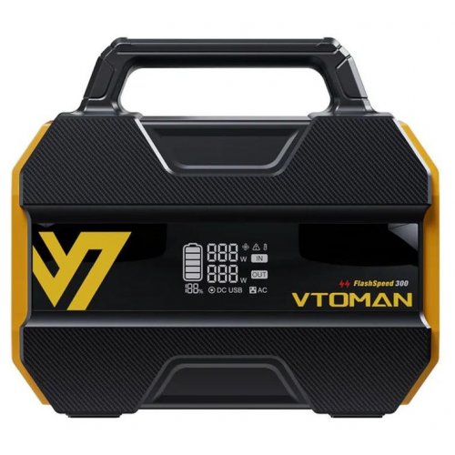 Зарядная станция Vtoman FlashSpeed 300 300W 230Wh купить в Украине: Киев, Днепр, Харьков, Одесса  | Низкая цена, отзывы, характеристики от TELEMART фото