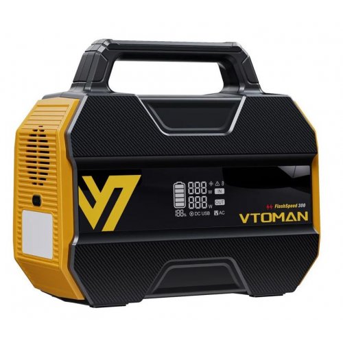 Зарядная станция Vtoman FlashSpeed 300 300W 230Wh купить в Украине: Киев, Днепр, Харьков, Одесса  | Низкая цена, отзывы, характеристики от TELEMART фото
