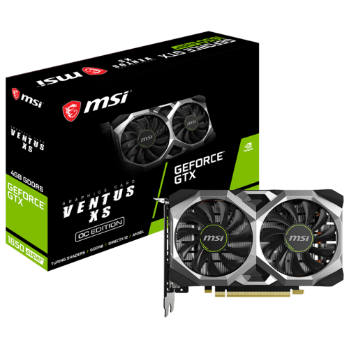 Видеокарта MSI GeForce GTX 1650 SUPER VENTUS XS OC 4096MB (GTX 1650 SUPER VENTUS XS OC) (Восстановлено продавцом, 828807) купить в Украине: Киев, Днепр, Харьков, Одесса  | Проверка совместимости, низкая цена, отзывы, характеристики от TELEMART фото