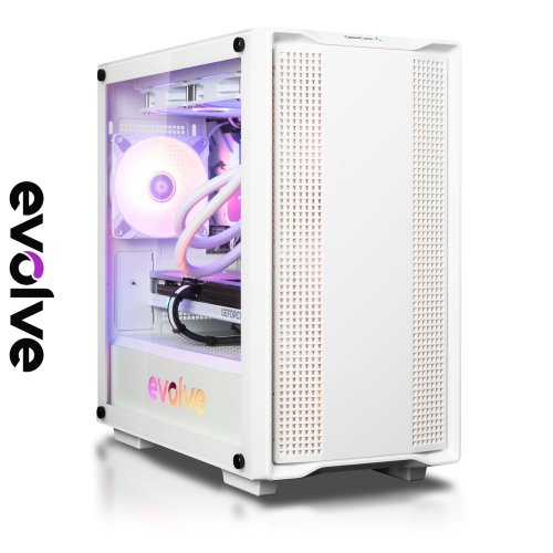 Компьютер EVOLVE CyberPart Silver Pro (EVOP-PR750FN506T-D532S1TBW) Black/White купить в Украине: Киев, Днепр, Харьков, Одесса  | Низкая цена, отзывы, характеристики от TELEMART фото