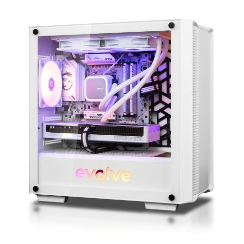 Компьютер EVOLVE CyberPart Silver Pro (EVOP-PR750FN506T-D532S1TBW) Black/White купить в Украине: Киев, Днепр, Харьков, Одесса  | Низкая цена, отзывы, характеристики от TELEMART фото