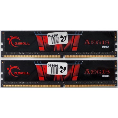 Озп G.Skill DDR4 16GB (2x8GB) 2800Mhz Aegis (F4-2800C17D-16GIS) (Відновлено продавцем, 828816) купити в Україні: Київ, Львів, Хмельницький, Тернопіль, Івано-Франківськ | Перевірка сумісності, низька ціна, відгуки, характеристики від TELEMART фото