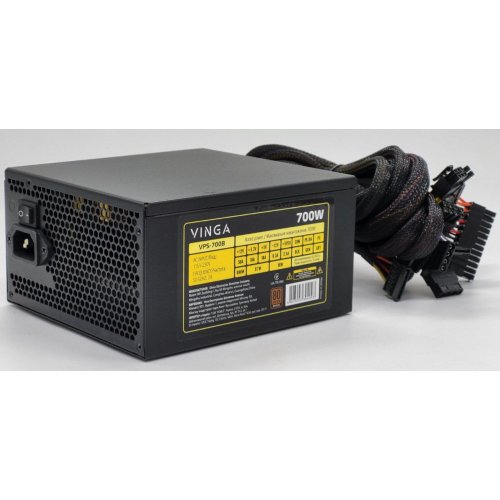 Блок живлення Vinga VPS-700B (Відновлено продавцем, 828826) купити в Україні: Київ, Львів, Хмельницький, Тернопіль, Івано-Франківськ | Перевірка сумісності, низька ціна, відгуки, характеристики від TELEMART фото