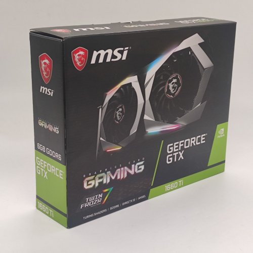 Видеокарта MSI GeForce GTX 1660 Ti Gaming 6144MB (GTX 1660 Ti GAMING 6G) (Восстановлено продавцом, 828832) купить в Украине: Киев, Днепр, Харьков, Одесса  | Проверка совместимости, низкая цена, отзывы, характеристики от TELEMART фото