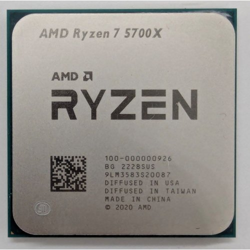 Процессор AMD Ryzen 7 5700X 3.4(4.6)GHz 32MB sAM4 Tray (100-000000926) (Восстановлено продавцом, 829027) купить в Украине: Киев, Днепр, Харьков, Одесса  | Проверка совместимости, низкая цена, отзывы, характеристики от TELEMART фото