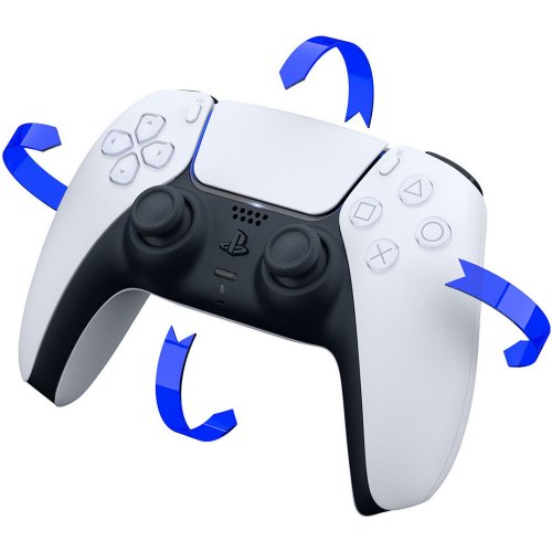 Уценка игровой манипулятор Sony DualSense for PS5 (9399902) White (Вскрытая упаковка, 829041) купить в Украине: Киев, Днепр, Харьков, Одесса  | Низкая цена, отзывы, характеристики от TELEMART фото