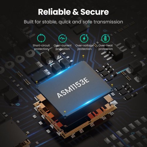 Уцінка кабель-адаптер Ugreen CM321 2.5" SSD SATA - USB 3.0 (70609) Black (Розкрита упаковка, 829043) купити в Україні: Київ, Львів, Хмельницький, Тернопіль, Івано-Франківськ | Низька ціна, відгуки, характеристики від TELEMART фото