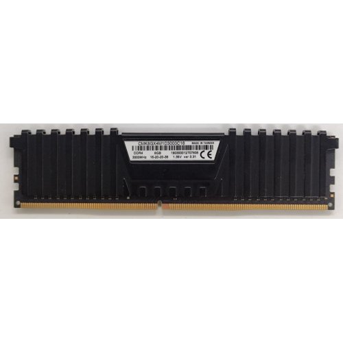 Озу Corsair DDR4 8GB 3000Mhz Vengeance LPX (CMK8GX4M1D3000C16) Black (Восстановлено продавцом, 829054) купить в Украине: Киев, Днепр, Харьков, Одесса  | Проверка совместимости, низкая цена, отзывы, характеристики от TELEMART фото