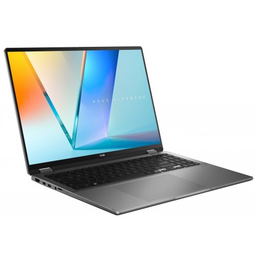 Уценка ноутбук Asus Vivobook 16 Flip TP3607SA-RJ016W (90NB1511-M000M0) Matte Gray (Вскрытая упаковка, 829103) купить в Украине: Киев, Днепр, Харьков, Одесса  | Низкая цена, отзывы, характеристики от TELEMART фото