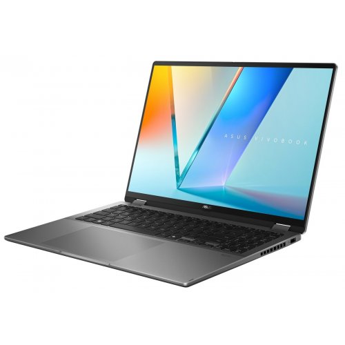 Уценка ноутбук Asus Vivobook 16 Flip TP3607SA-RJ016W (90NB1511-M000M0) Matte Gray (Вскрытая упаковка, 829103) купить в Украине: Киев, Днепр, Харьков, Одесса  | Низкая цена, отзывы, характеристики от TELEMART фото